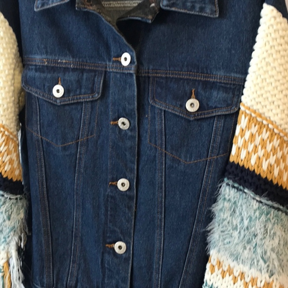 POL-KNIT SLEVES JEAN JACKETS - Picture 14 of 16
